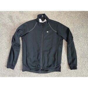 GIORDANA CYCLING WOMEN'S FUSION LONG SLEEVE BLACK JERSEY SIZE XXL